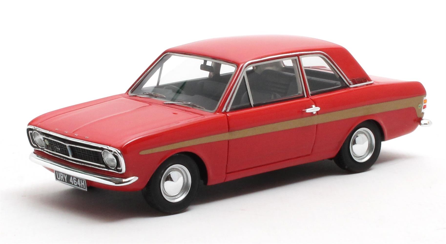 Ford Cortina Lotus Mk.II 1966-1970 Rood - 1:43